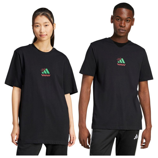 Adidas Unisex κοντομάνικη μπλούζα Lounge Pizza Graphic Tee Adidas Unisex κοντομάνικη μπλούζα Lounge Pizza Graphic Tee